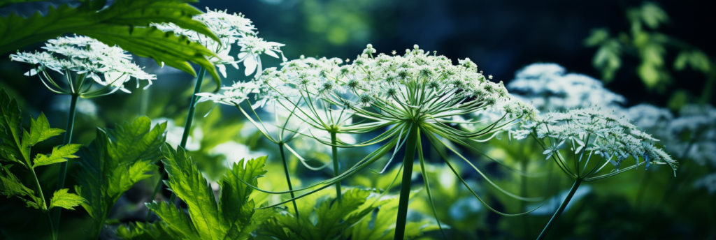Angelica archangelica plant